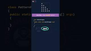 Java Pattern Program | Right-angled triangle - JavaWay #shorts #java #patternshorts #patternprograms