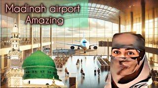 Madina munawara airport | saudi airline flight | urdu vlog #madina #viralvideos