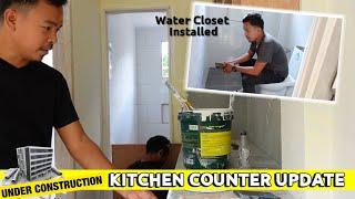 Kitchen Counter and Tile Installation | Apartment Building Vlog 17