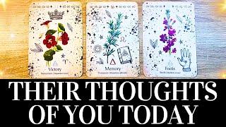 PICK A CARD  Their THOUGHTS Of YOU Today  What Is On Their Mind? ️ Love Tarot Reading Soulmate