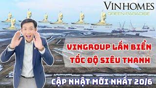 Tiến Độ Dự Án Lấn Biển Cần Giờ Vinhomes Green Paradise Siêu Nhanh | Hơn 1,5km Sau 2 Tháng Thi Công