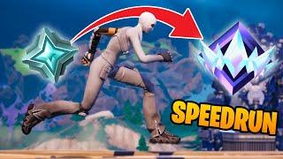Platinum to Unreal SPEEDRUN Solos ONLY! (Fortnite Ranked)