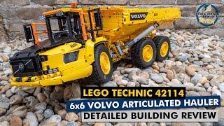 LEGO Technic 42114 6x6 Volvo Articulated Hauler detailed building review