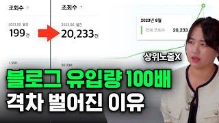 네이버블로그 조회수 늘리기 100배 차이낸 방법 ( 1일1포스팅? 제발 하지마세요 )