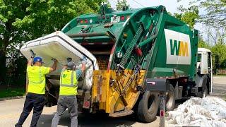 2 Hours of Garbage Trucks Packing Bulk! Spring Cleanup Compilation 2023-24