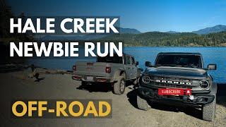 Newbie off-road run. Hale Creek, West Harrison