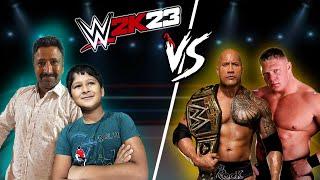 I Play 2.V.2 In WWE With My Father || chinu gamez ||