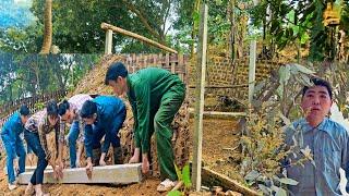 Kind man and police officer help single mother build new house. The line between good and bad.