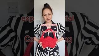 ️Express crochet bag tutorial in-depth tutorial on my channel #crochet #crochetbag #tutorial #diy