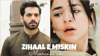 Zihaal e Miskin | Meerasim Vm | trending song| Tere bin