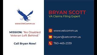 Hi, I'm Bryan Scott from www.vetcomm.us. I'm looking forward to talking with you today!