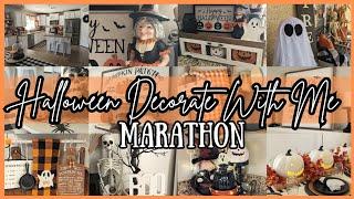 COZY HALLOWEEN DECORATE WITH ME 2024│EARLY HALLOWEEN DECORATING IDEAS│HALLOWEEN DECORATING MARATHON