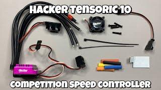 Hacker Tensoric 10, Competition Speed Controller, RC ESC - Unboxing