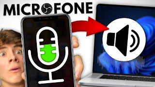 Como Usar CELULAR como MICROFONE para PC & OBS Studio! (Android/iOS)