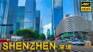 Drive in China and drive around the world's fastest growing city - Shenzhen | 4K HDR