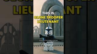 This is Clone Trooper Lieutenant #starwars