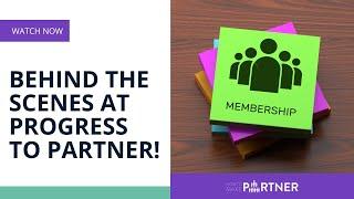 How to make partner in professional services? Behind the scenes at Progress to Partner!