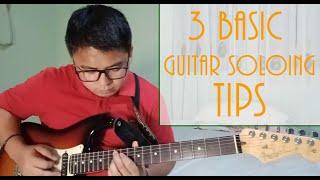 Basic Guitar Soloing Tips - Felix Oliver Bacareza