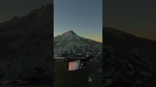 Flying Past Mt. Hood in the Evening - Microsoft Flight Simulator #gaming #relaxing #asmr