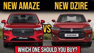 2025 Honda Amaze vs Maruti Dzire ।। Dzire vs Amaze 2025 ।। कौनसी खरीदे?