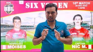 SIX VS REN Dream11 Team Prediction, REN vs SIX Dream11: Fantasy Tips, Stats and Analysis