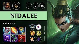 Nidalee Jungle vs Ekko - KR Challenger Patch 25.10