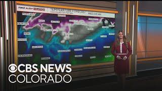 First Alert Weather Day as cold and snow move in to Colorado