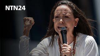 "Petro decía 'que decidan los venezolanos'; pues ya decidimos el 28 de julio": María Corina Machado