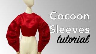 COCOON SLEEVE TUTORIAL | ALEXANDER MCQUEEN SLEEVE | SLEEVE STYLES | LA MODÉLISTE