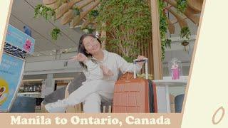 Travel Day Vlog | Manila to Toronto ️