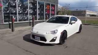 HILLYARD RIM LIONS  2014 SCION FRS RIDING ON CUSTOM 17 INCH SATIN BLACK RIMS & MICHELIN XICE