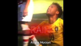 Neymar Jr’s Rain Edits Here ️ #neymar #football #rain #soccer