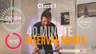 CLASSIC INTERVAL WORKOUT  | FITNESS BOOSTER  | 40 mins Cycling Session