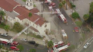 Church fire in Los Angeles