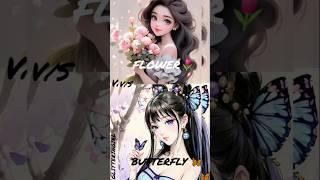 Flowerv/s butterfly choose your side#shorts#viralvideo#trending #choose#flowers#butterfly#yt