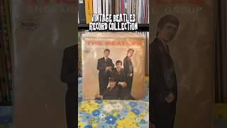 Vintage Beatles Record Collection