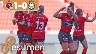 TIJUANA 1-0 SANTOS J8 | GOLAZO de AISHA le da la VICTORIA a las XOLAS