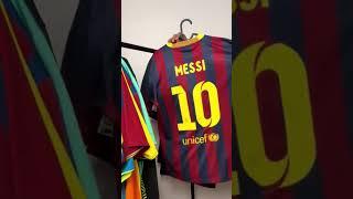 It’s time to show my collection of FC Barcelona shirts 