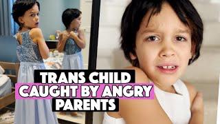 TRANS CHILD caught by ANGRY DAD, then he grows up and makes a difference!