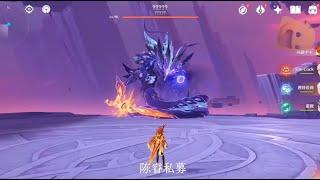 New Abyss Dragon Boss Vs - Mavuika and Citlali Gameplay #genshinimpact #mavuika #citlali