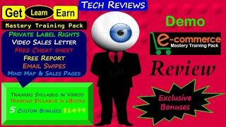 eCom Mastery Training Review, Bonuses, Demo: Master Ecommerce Platforms & Strategies to Make Money
