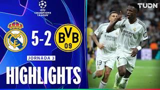 HIGHLIGHTS - Real Madrid 5-2 Borussia Dortmund | UEFA Champions League 24/25 | TUDN