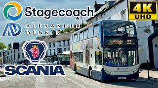 [Stagecoach West: 23 Coleford to Gloucester, Milkwall, Whitecroft, Lydney, Newnham]E400 ScaniaN230UD