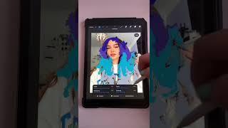 Memira.x Umstyling in Procreate  Memira Galaxy Haare ‍️