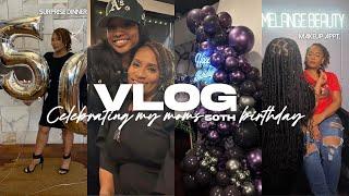 Surprising my mom for her 50th birthday | Maintenance & PhotoShoot  | She Cried 