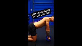 STOP Using The Ab Roller Like This! #shorts