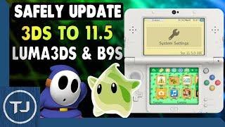 Safely Update 3DS Running LUMA CFW & B9S To 11.5.0-38