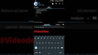 SIMPLE HELLO WORLD || PROGRAM IN C++ || ON ANDROID || BY CODE WITH ROHAN