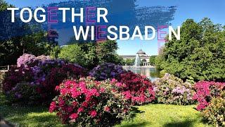  Wiesbaden Germany - Walking City Tour Together 4K