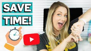 HOW TO MAKE YOUTUBE VIDEOS FASTER: 5 Tips to Save Time on YouTube ⏱